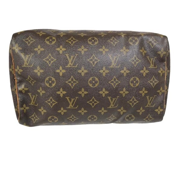 LOUIS VUITTON Speedy 30 Travel Hand Bag Monogram Leather Brown - Picture 16 of 16